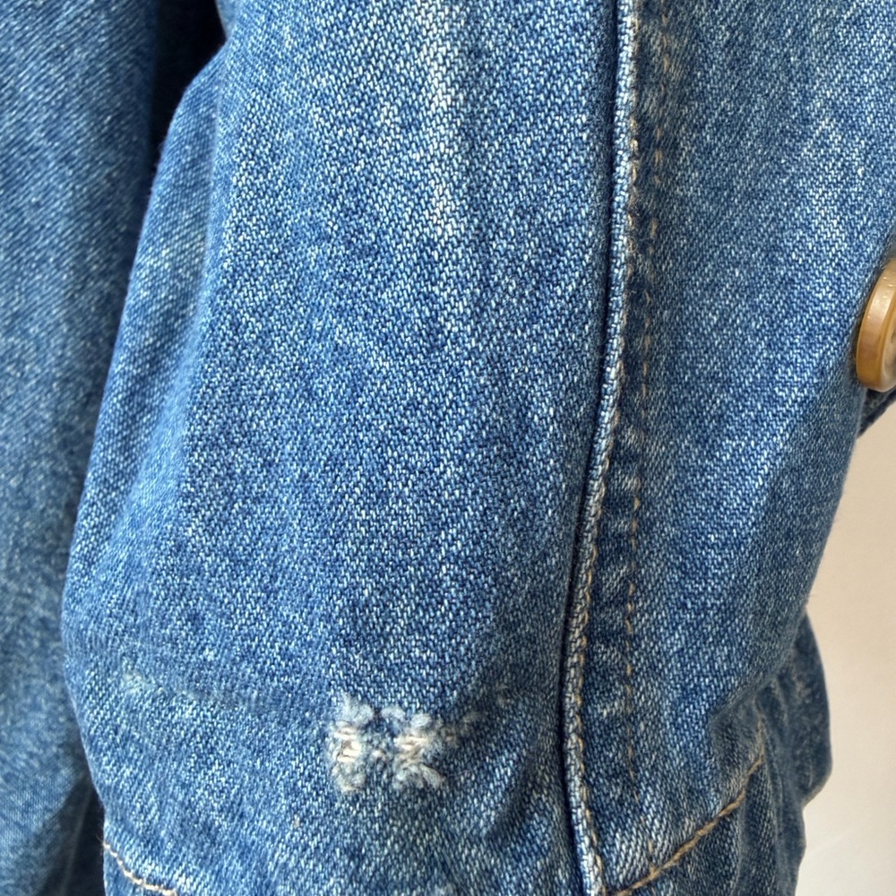 Denim&Co Blue Hooded‎ Jacket with Toggle Buttons - Picture 9 of 11